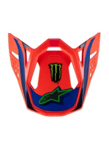 ALPINESTARS(MX) - VISOR S-M10 DEEGAN OR/PU/PK - 01321805
