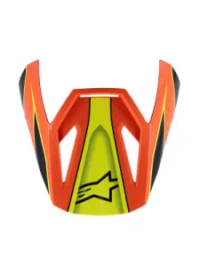 ALPINESTARS(MX) - VISOR SM3 FRAY BLK/OR/YL - 01321807
