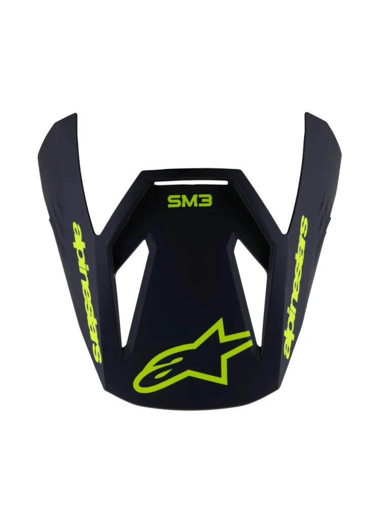 ALPINESTARS(MX) - VISOR SM3 RADIUM BLACK/YELLOW - 01321809