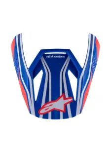 ALPINESTARS(MX) - VISOR SM3 WURX BLUE/RED/WT/BK - 01321812