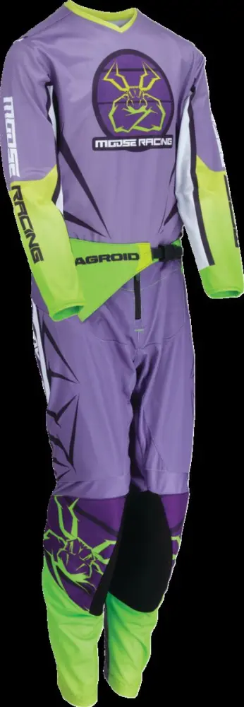 MOOSE OFFROAD SOFT-GOODS - PANT YTH AGROID MESH PU/WH 30 - 29032509