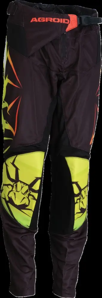 MOOSE OFFROAD SOFT-GOODS - PANT AGROID YTH MESH HI-VIZ/BK - 29032561