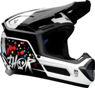 THOR - HELMET FLEET YOUTH SPLAT BLK M - 01111693