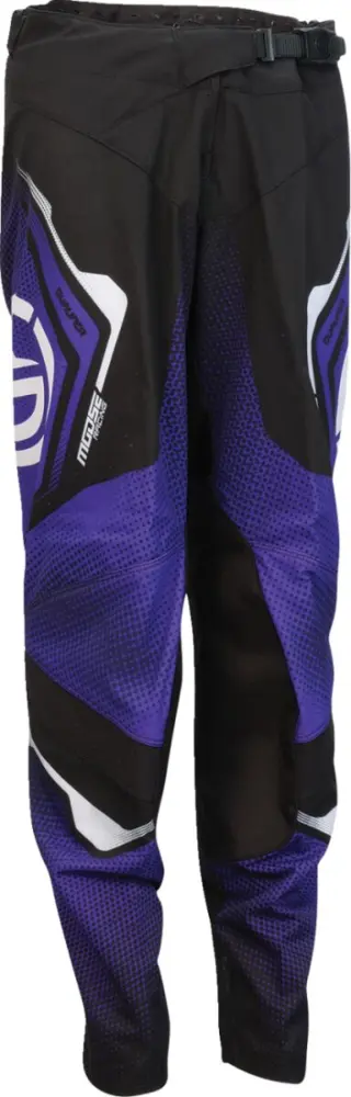 MOOSE OFFROAD SOFT-GOODS - PANT YTH QUALIFIER BLACK/PURPL - 29032661