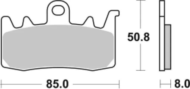 SBS - BRAKE PAD CARBON RACE - 17200866