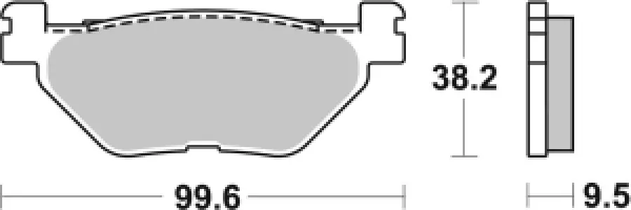 SBS - BRAKE PAD CAR/CER - 17200930