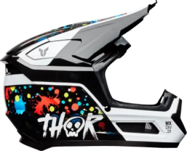 THOR - HELMET FLEET YOUTH SPLAT BLK L - 01111694