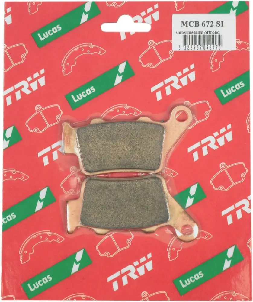 TRW - BRAKE PAD TRW MCB672SI - 17211101