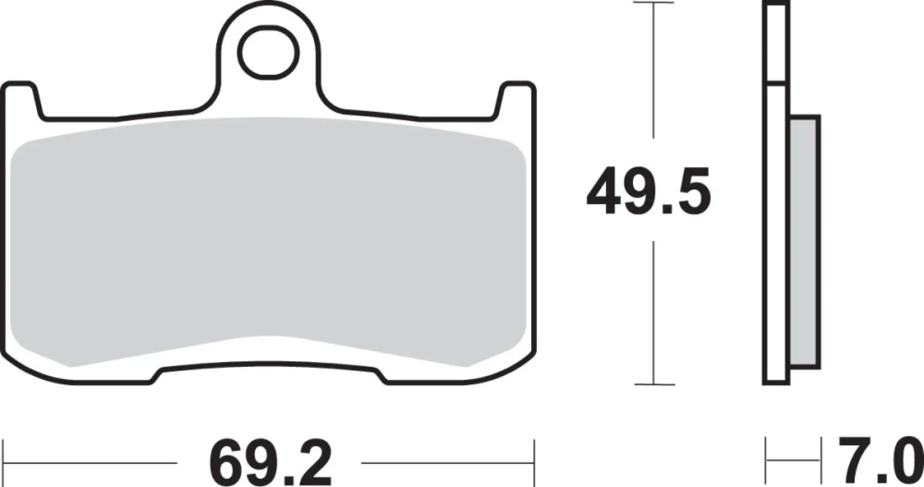 SBS - BRAKE PAD CARBON RACE - 17211562