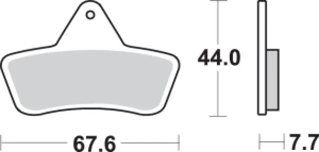 SBS - BRAKE PAD SINT ATV - 17211593