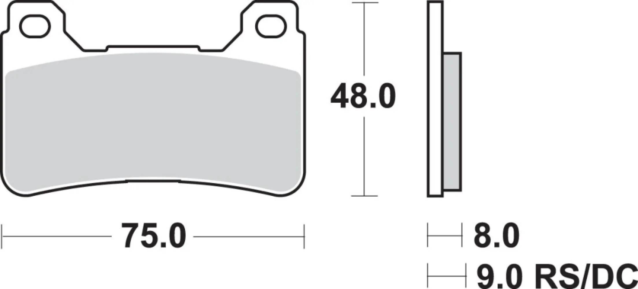 SBS - BRAKE PAD SINT FR - 17211630