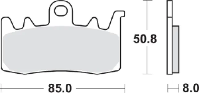 SBS - BRAKE PAD SINT FR - 17211745