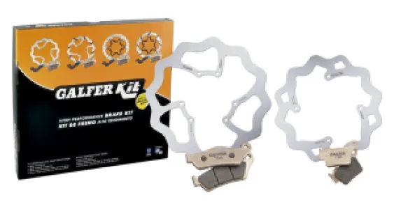 GALFER - BRAKE KIT FRONT-REAR OEM SIZE - 17040540