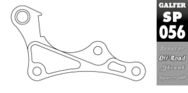 GALFER - BRAKE CALIPER ADAPTOR - 17040602