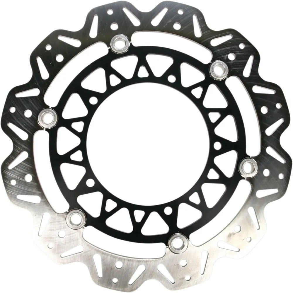 EBC - BRAKE RTR FLT VEE WAVE BLK FR - 17101950