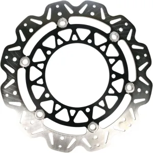 EBC - BRAKE RTR FLT VEE WAVE BLK FR - 17101950