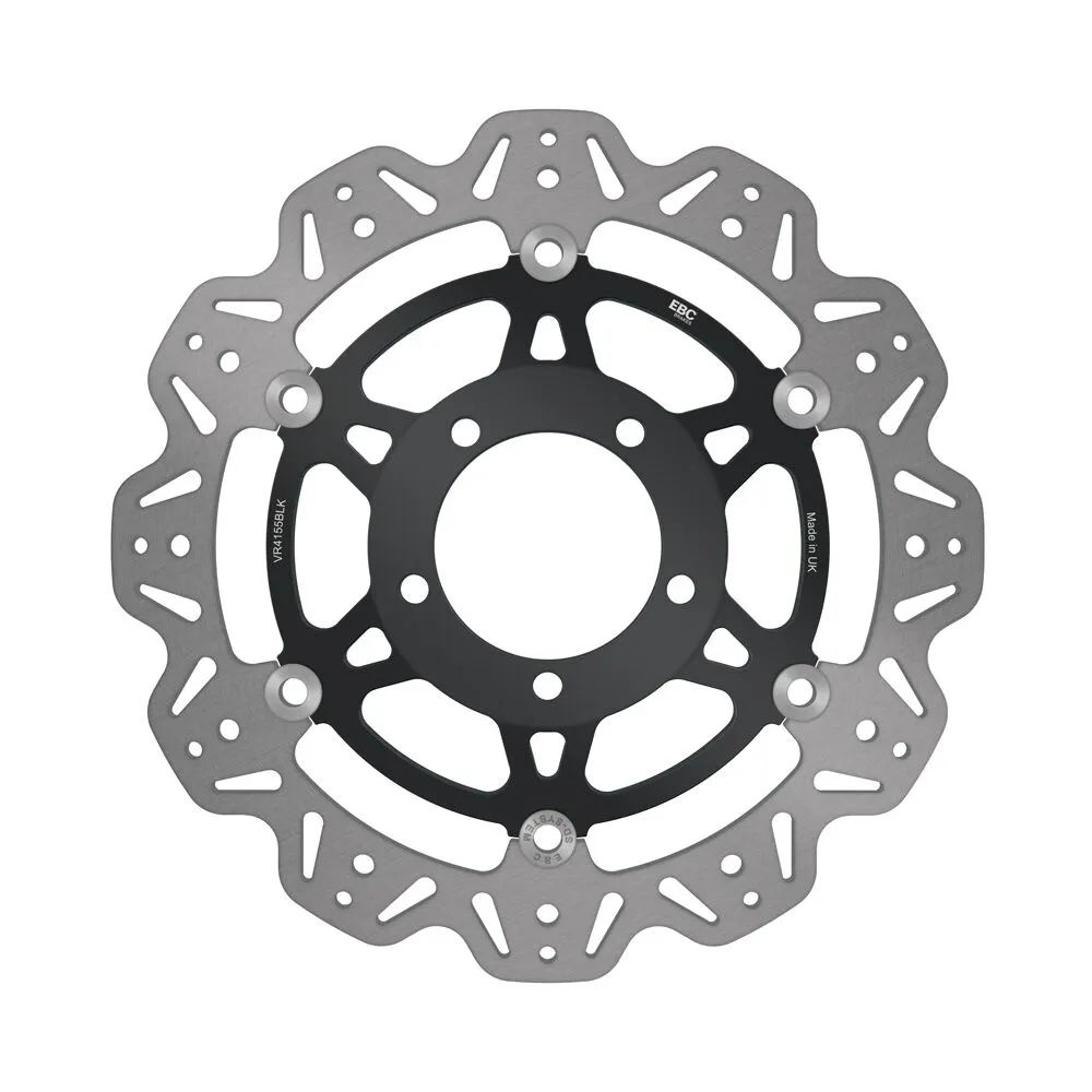 EBC - BRAKE ROTOR FLT VEE WAVE BLK F - 17101975