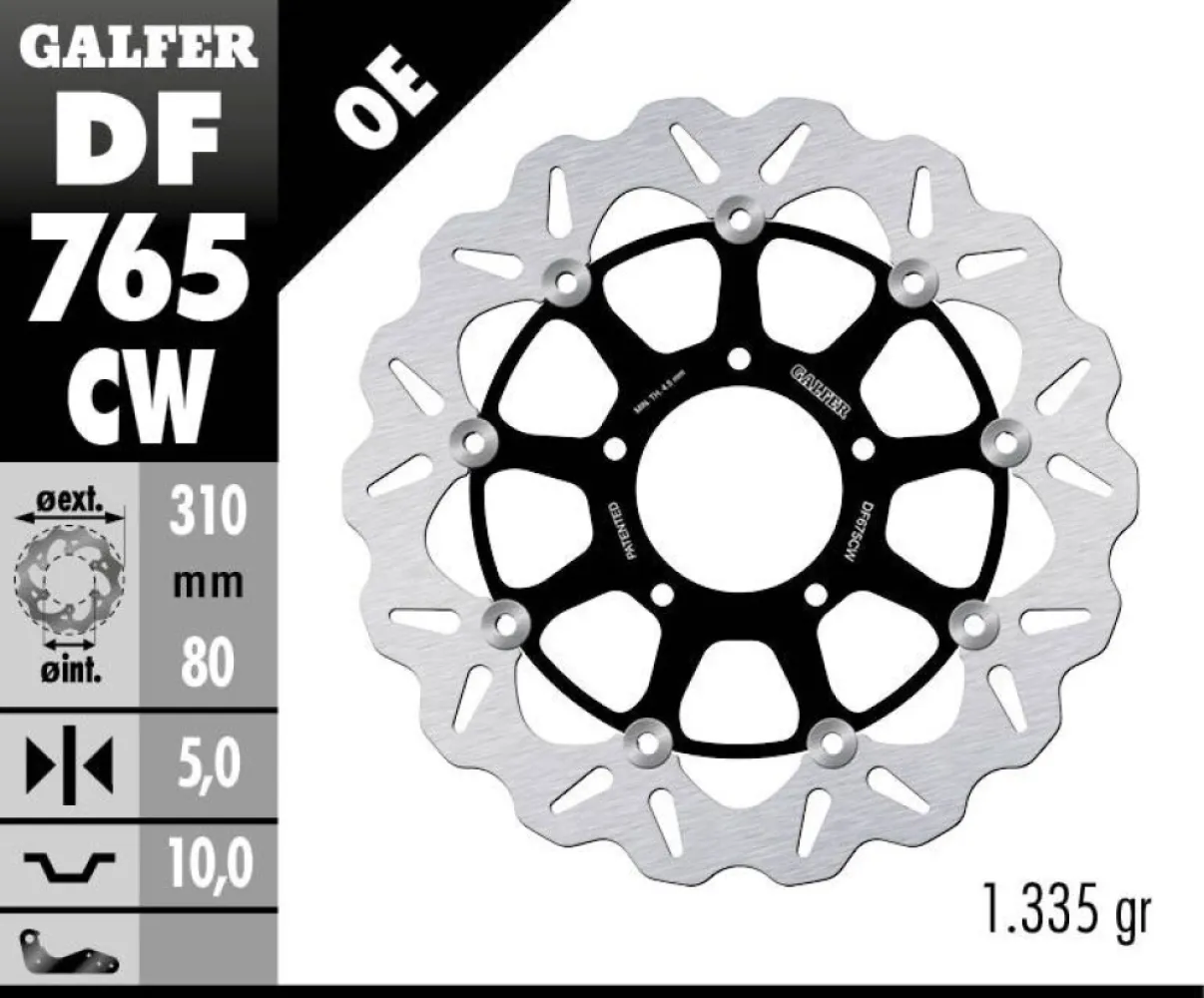 GALFER - BRAKE DISC FLOAT WAVE - 17104096