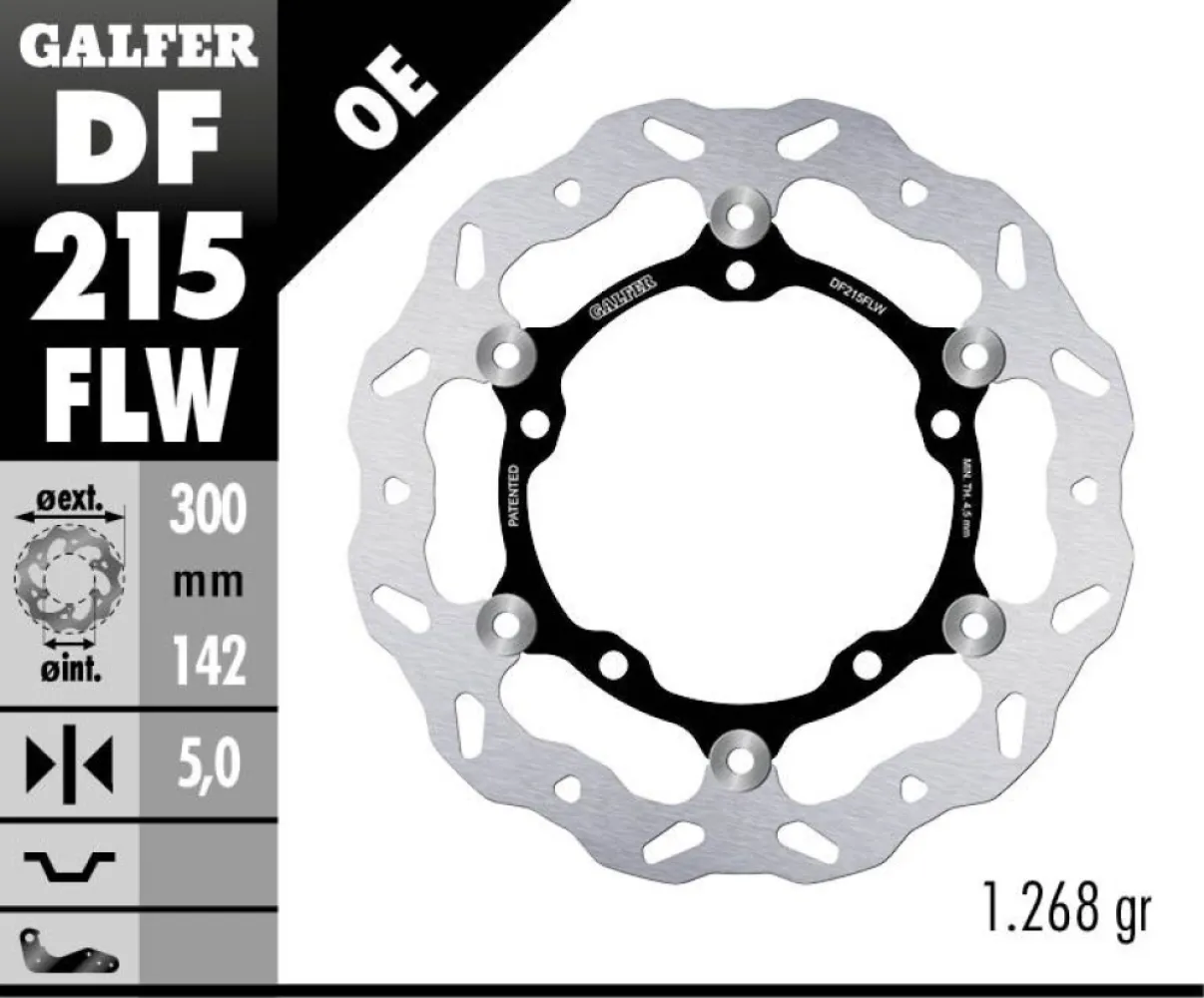 GALFER - BRAKE DISC FLOAT WAVE - 17104100