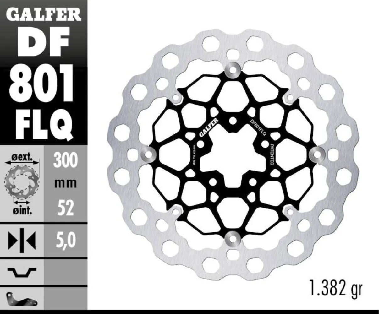 GALFER - BRAKE DISC FLOAT CUBIQ - 17104112