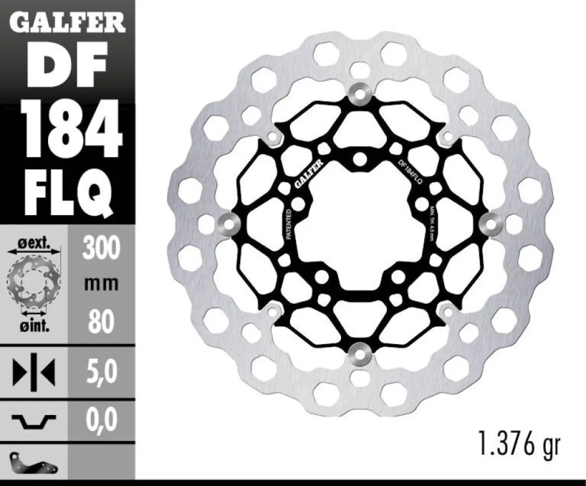 GALFER - BRAKE DISC FLOAT CUBIQ - 17104110