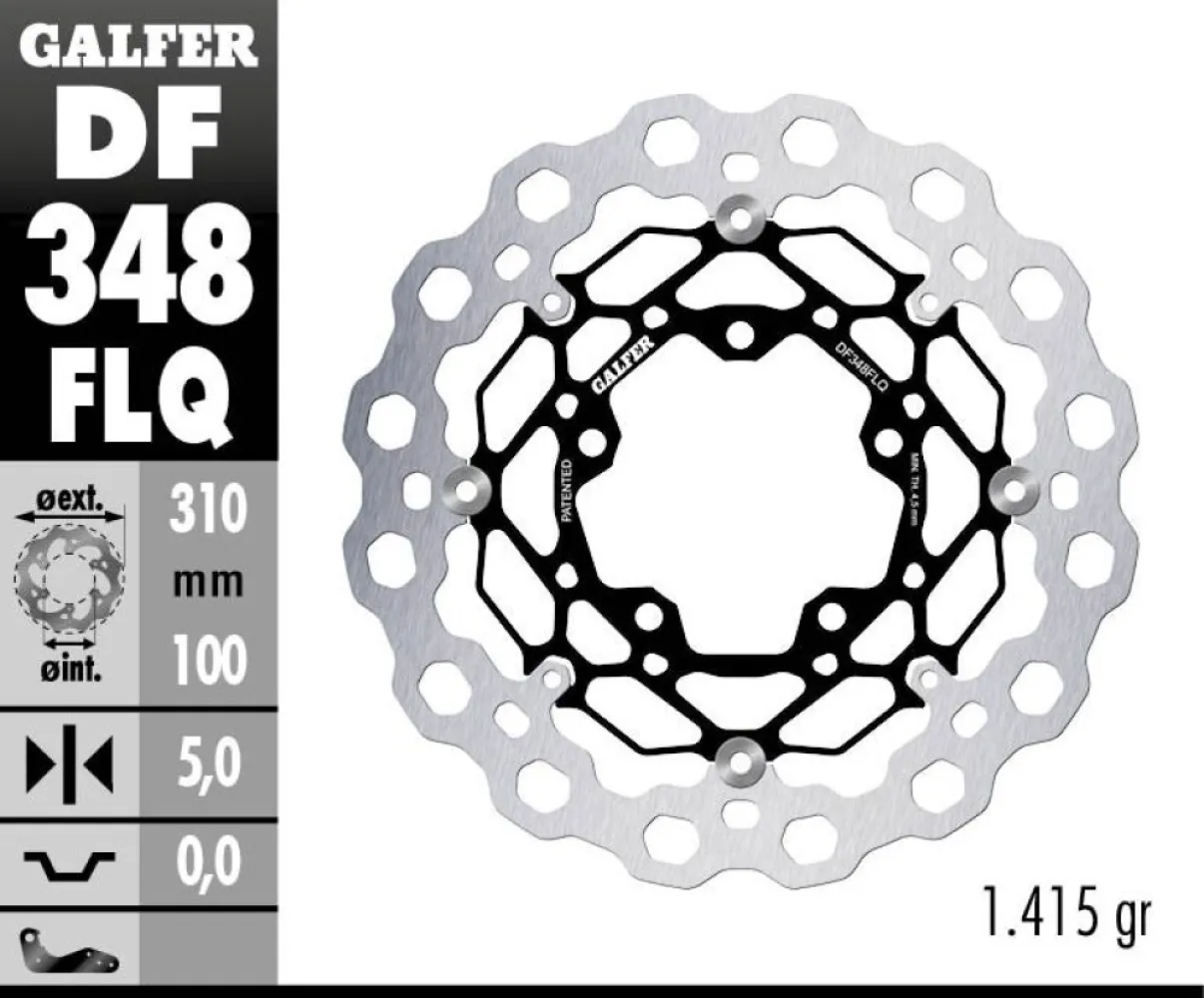 GALFER - BRAKE DISC FLOAT CUBIQ - 17104113