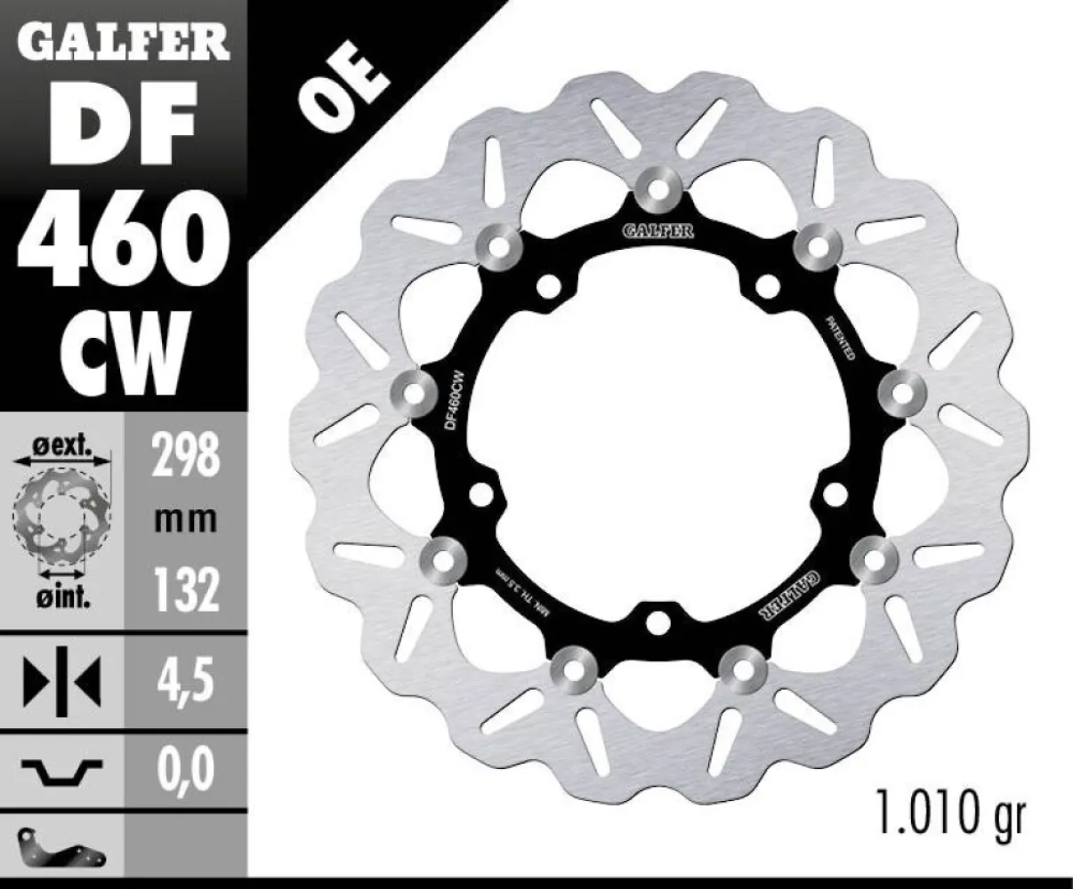 GALFER - BRAKE DISC WAVE FLOAT - 17104657
