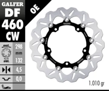 GALFER - BRAKE DISC WAVE FLOAT - 17104657
