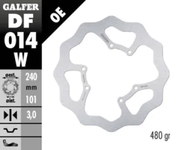 GALFER - BRAKE DISC FIXED WAVE - 17111711