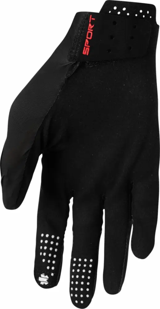 THOR - GLOVE SPORT RIOT BLACK SM - 33308019