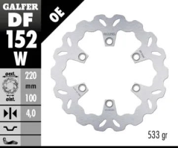 GALFER - BRAKE DISC FIXED WAVE - 17111717
