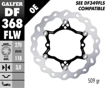 GALFER - BRAKE DISC FLOAT WAVE - 17111736