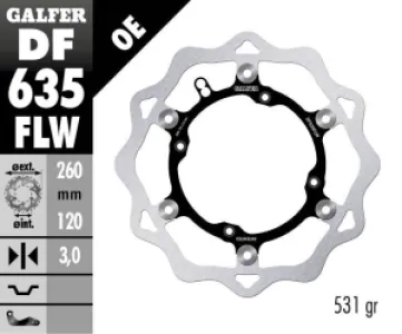 GALFER - BRAKE DISC FLOAT WAVE - 17111750