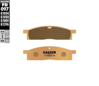 GALFER - BRAKE PAD SINTERED OFF ROAD - 17111792
