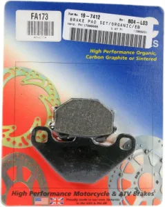 EBC - BRAKE PAD FA SER ORGANIC - 17200009