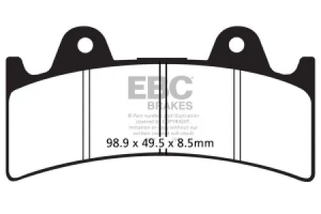 EBC - BRAKE PAD FA SER ORGANIC - 17200273