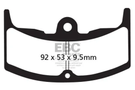 EBC - BRAKE PAD ORGANIC STREET - 17200283