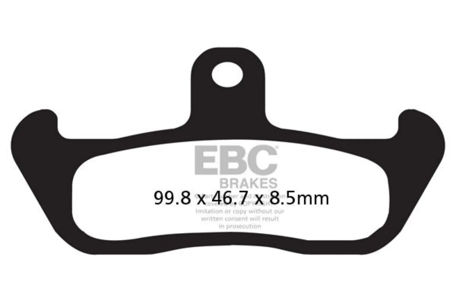 EBC - BRAKE PAD FA SER ORGANIC - 17200289