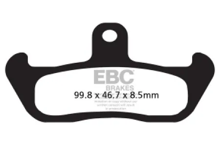 EBC - BRAKE PAD FA SER ORGANIC - 17200289