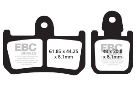 EBC - BRAKE PAD FA SER ORGANIC - 17200298
