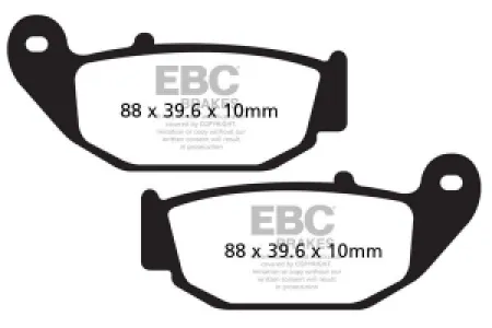 EBC - BRAKE PAD FA SER ORGANIC - 17200301