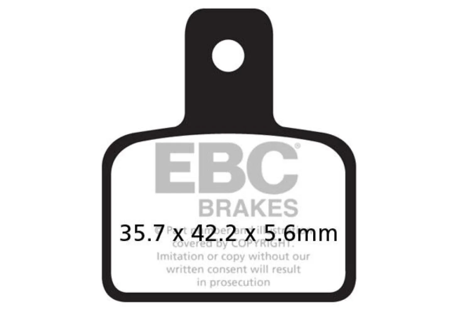 EBC - BRAKE PAD FA SER ORGANIC - 17200488