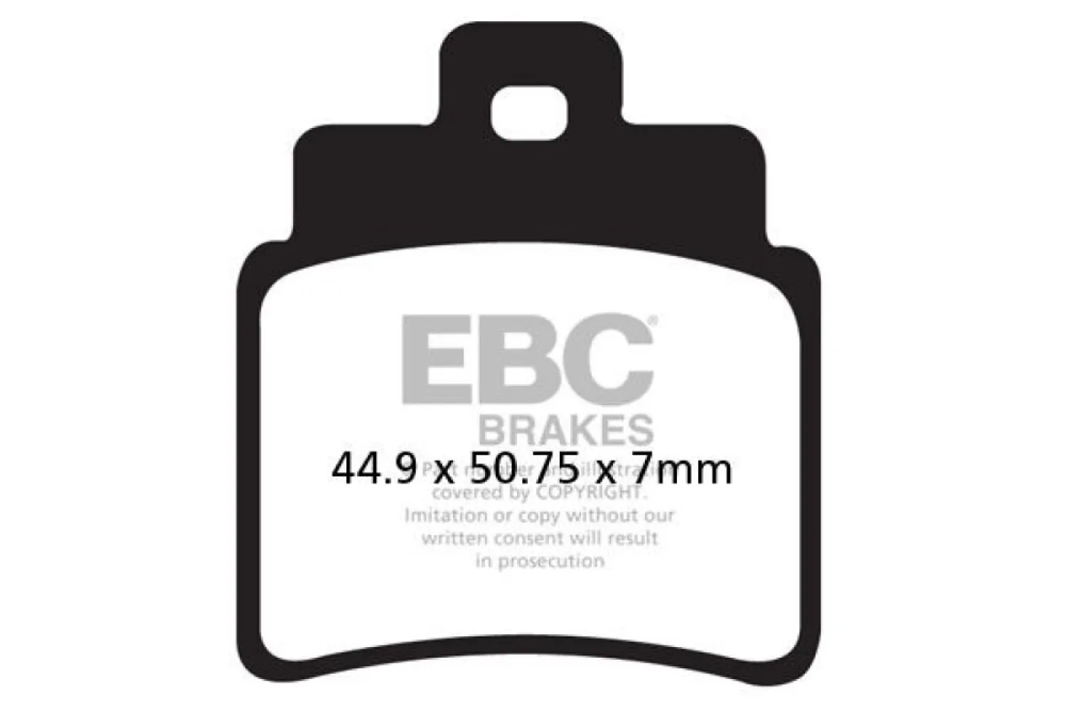 EBC - BRAKE PAD CARBON TT DIRT - 17200530