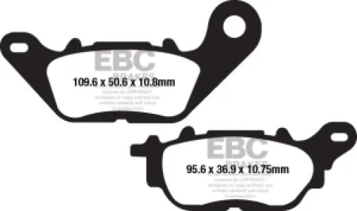 EBC - BRAKE PAD FA SER ORGANIC - 17200579