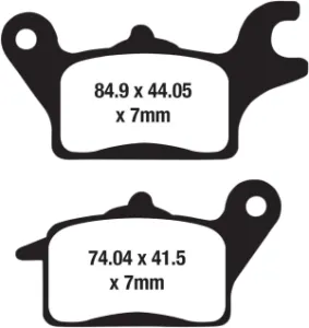 EBC - BRAKE PAD FA SER ORGANIC - 17200592