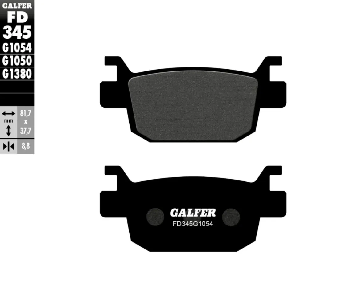 GALFER - BRAKE PAD SEMI METAL - 17200660