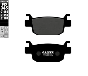 GALFER - BRAKE PAD SEMI METAL - 17200660
