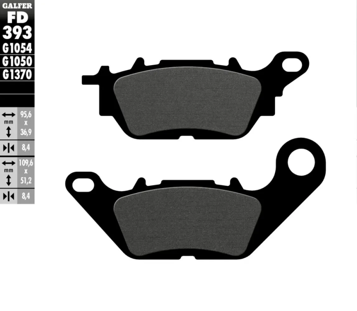 GALFER - BRAKE PAD SEMI METAL - 17200682