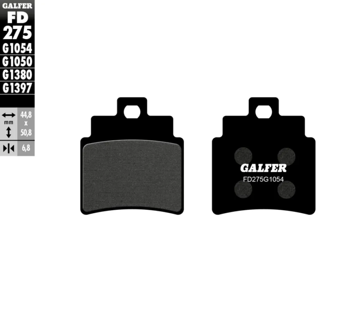 GALFER - BRAKE PAD SEMI METAL - 17200681