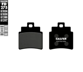 GALFER - BRAKE PAD SEMI METAL - 17200681